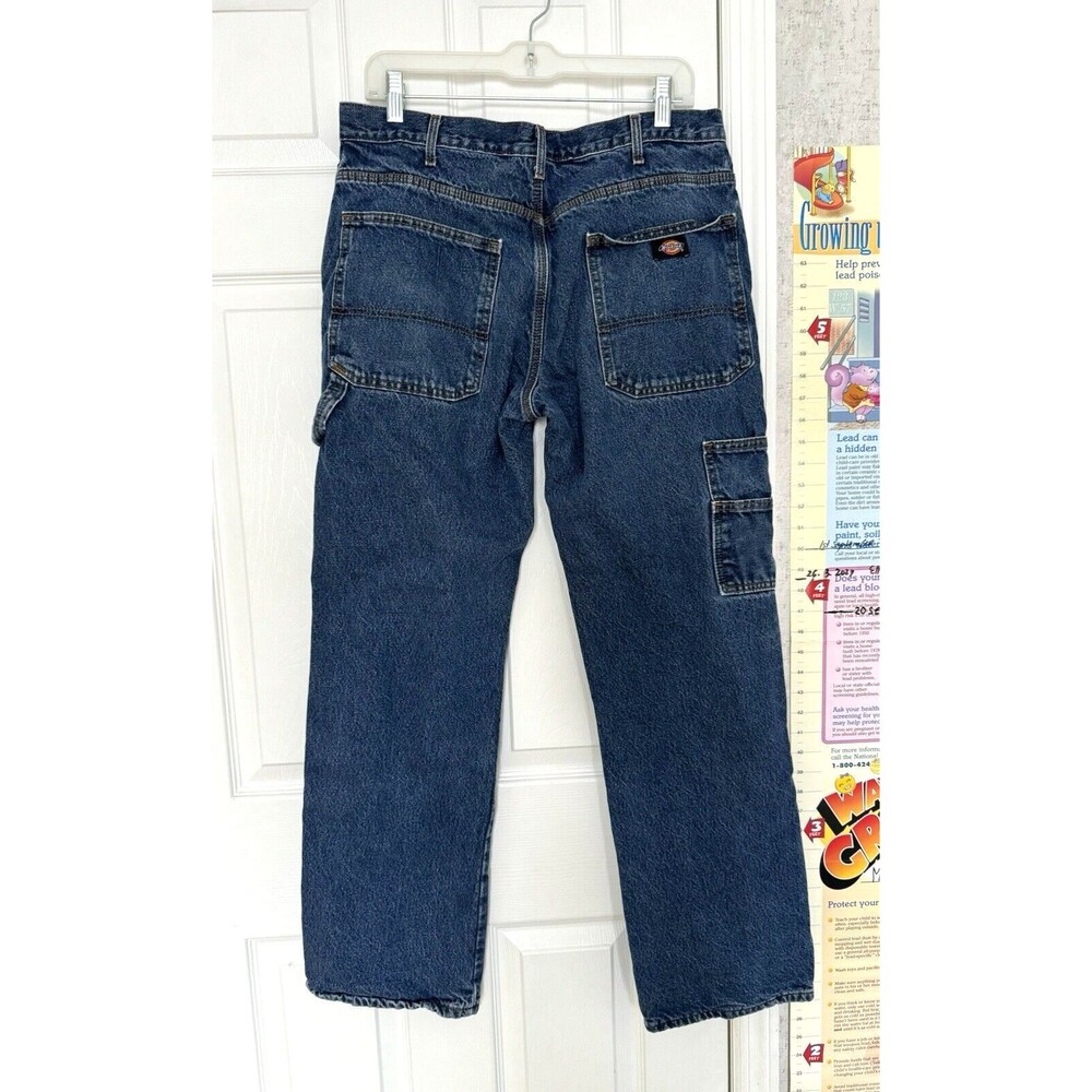 Dickies Jeans  Relaxed Carpenter Pants 32/30 Blue Mens